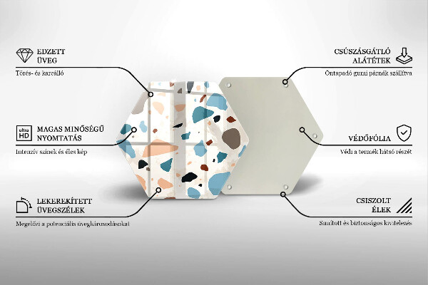 Tábua para corte Grés decorativo