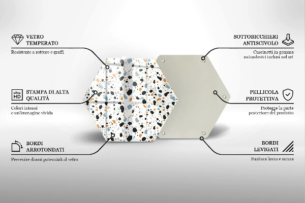 Tábua de cortar alimentos Grés decorativo