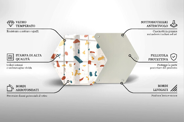Tábua para cozinha Grés decorativo