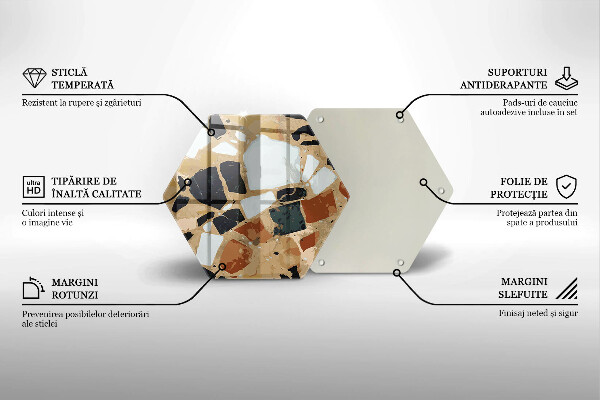 Tábua de cortar alimentos Lajes de pedra decorativas