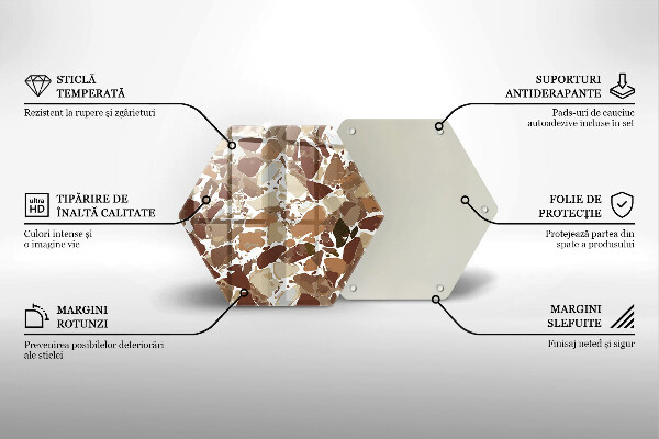 Tábua de corte Pontos decorativos de pedra