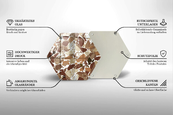 Tábua de corte Pontos decorativos de pedra