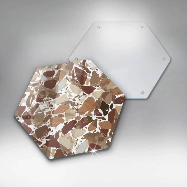 Tábua de corte Pontos decorativos de pedra