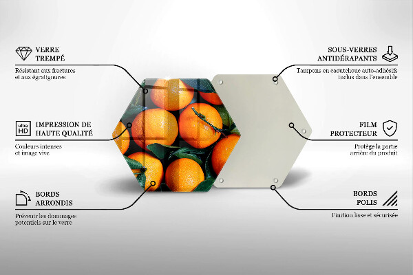 Tábua corte Laranjas de frutas