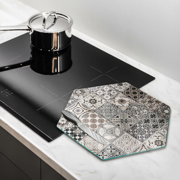 Tábua de corte de vidro Azulejos decorativos