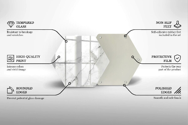 Tábua cozinha Textura de mármore elegante