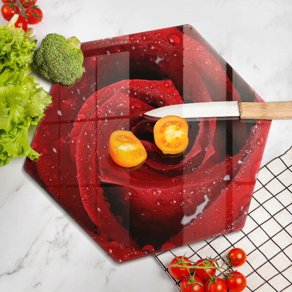 Tábua de corte Pétalas de flores de rosa