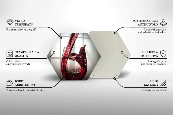 Tábua de corte Um copo e vinho tinto