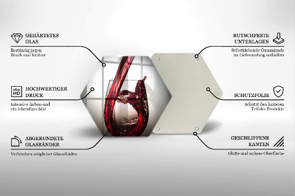 Tábua de corte Um copo e vinho tinto
