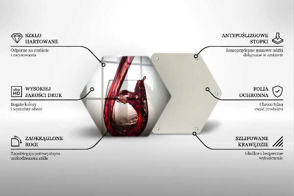 Tábua de corte Um copo e vinho tinto