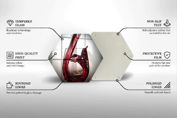 Tábua de corte Um copo e vinho tinto