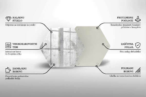Tábua cozinha Textura de concreto