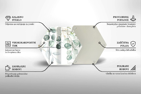Tábua para corte Plantas pintadas