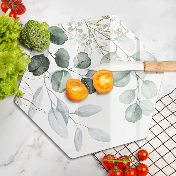 Tábua para corte Plantas pintadas