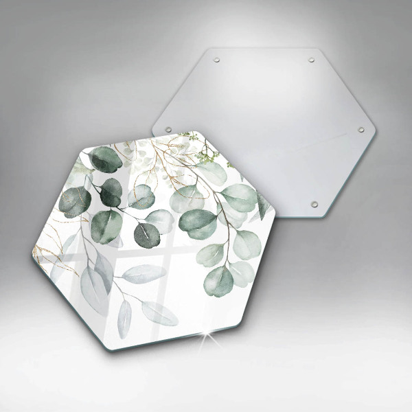 Tábua para corte Plantas pintadas