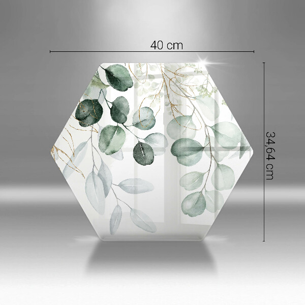 Tábua para corte Plantas pintadas