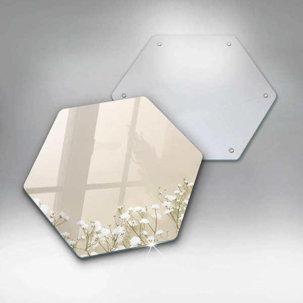 Tábua de cortar alimentos Flores boho de Gypsophila