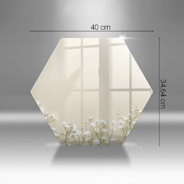 Tábua de cortar alimentos Flores boho de Gypsophila