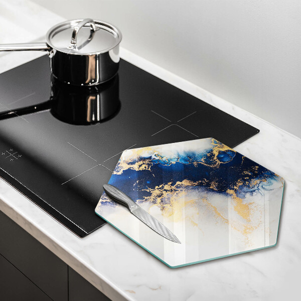 Tábua corte Abstração com azul