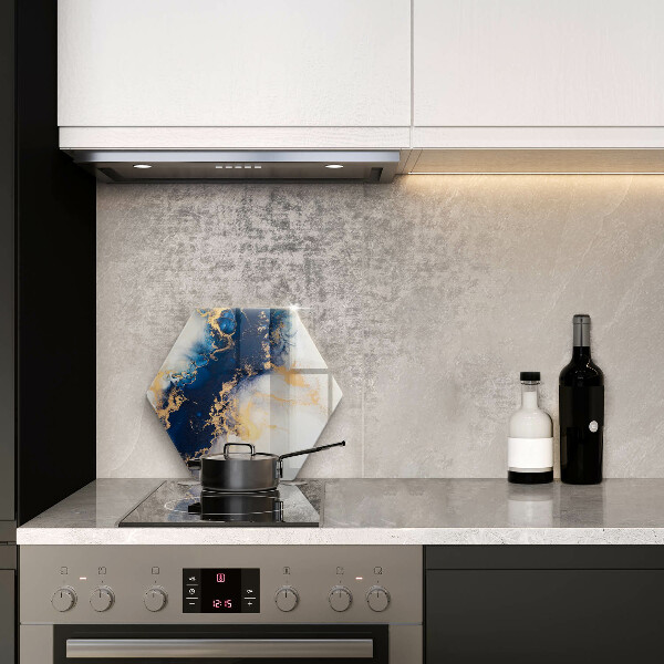 Tábua corte Abstração com azul