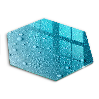 Tábua de cortar alimentos Gotas de água