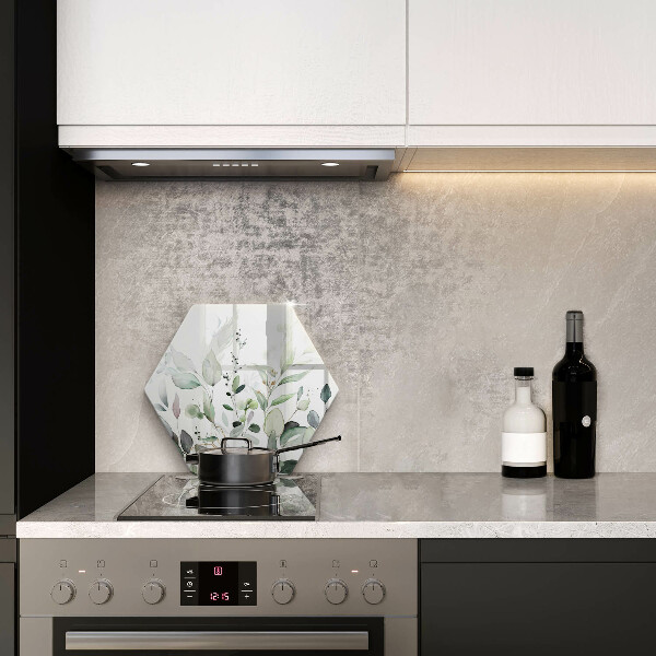 Tábua para cozinha Plantas em aquarela