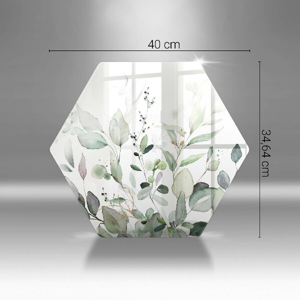 Tábua para cozinha Plantas em aquarela