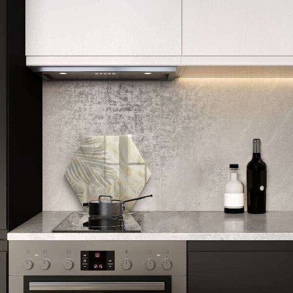 Tábua de cortar alimentos Folhas de palmeira e areia