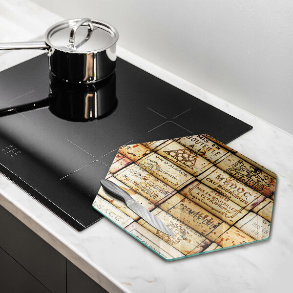 Tábua para corte Rolhas de vinho velhas