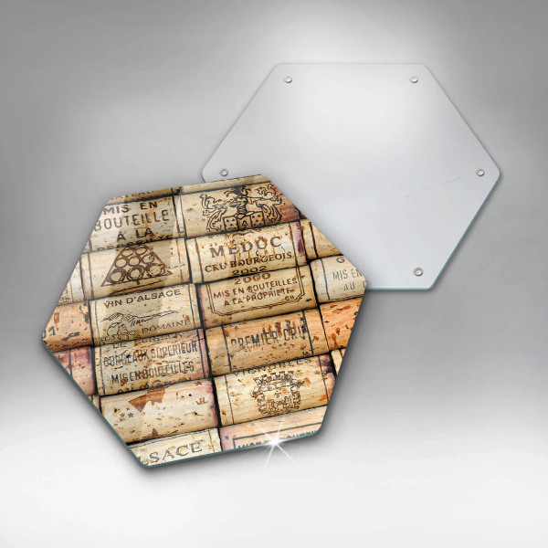 Tábua para corte Rolhas de vinho velhas