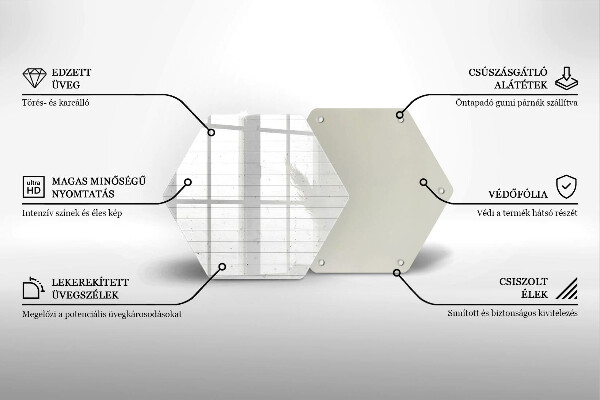 Tábua de vidro Quadros de luz modernos