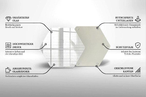 Tábua de vidro Quadros de luz modernos