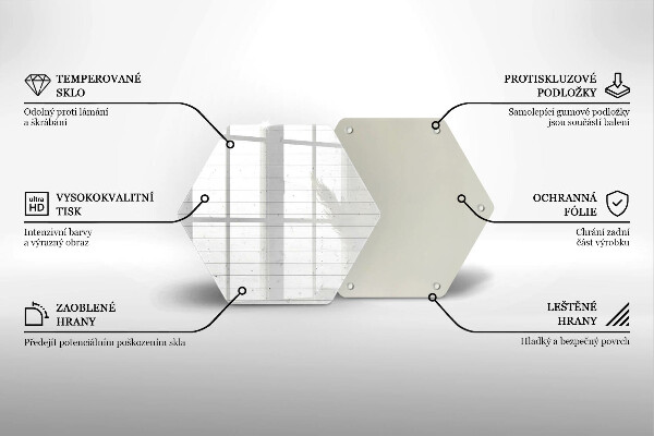 Tábua de vidro Quadros de luz modernos