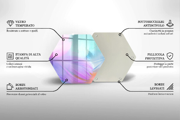 Tábua para cozinha Penas pastéis
