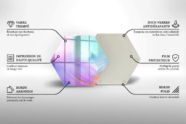 Tábua para cozinha Penas pastéis