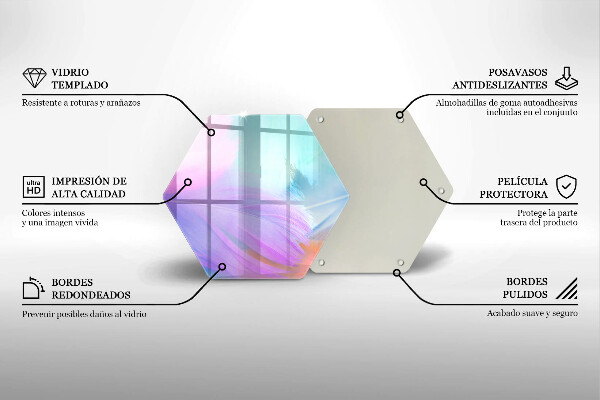 Tábua para cozinha Penas pastéis