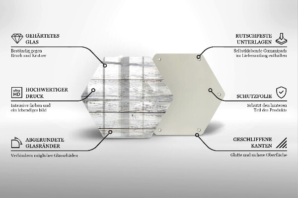 Tábua de cortar de vidro Tábuas de madeira leves