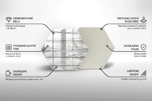 Tábua de cortar de vidro Tábuas de madeira leves