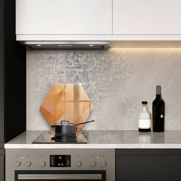 Tábua de corte de vidro Fundo geométrico