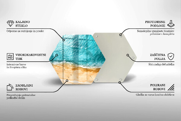 Tábua de cortar A praia e o mar