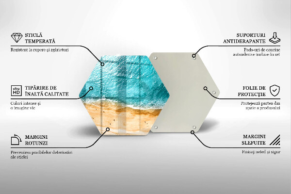 Tábua de cortar A praia e o mar