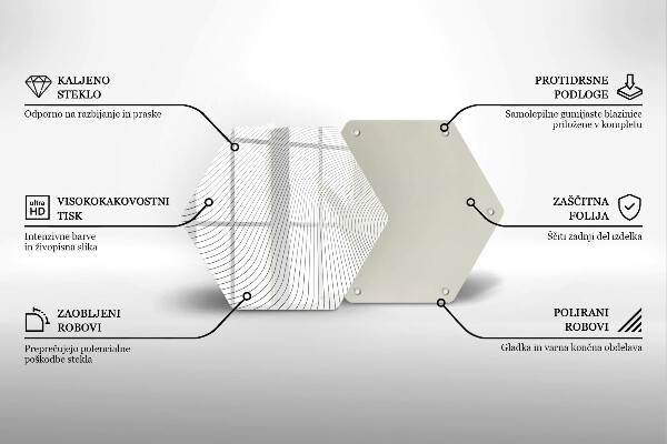 Tábua cozinha Padrão de linha moderno