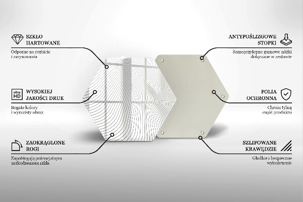 Tábua cozinha Padrão de linha moderno