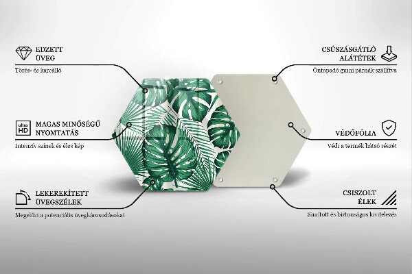 Tábua para corte Folhas de Monstera
