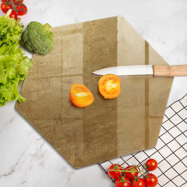 Tábua de cortar de vidro Fundo de textura dourada