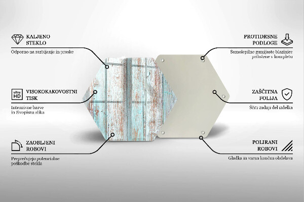 Tábua de vidro Tábuas antigas vintage