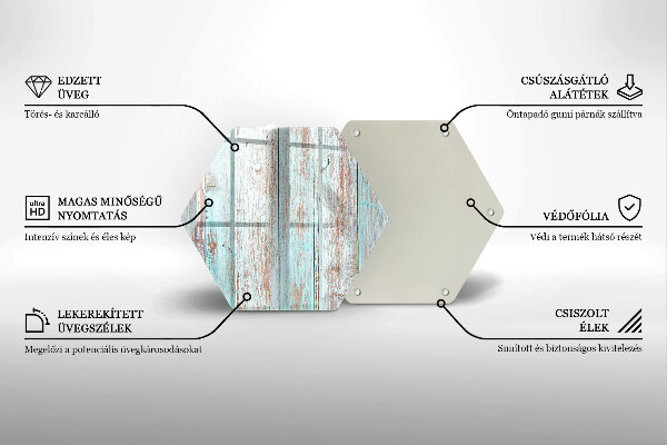 Tábua de vidro Tábuas antigas vintage