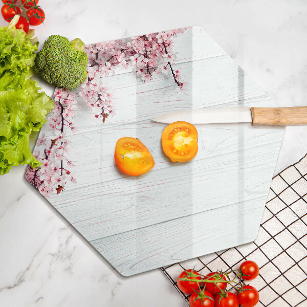 Tábua de cortar Flores nas tábuas