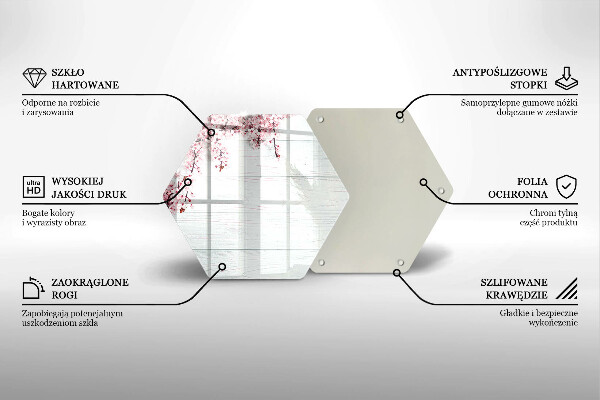Tábua de cortar Flores nas tábuas