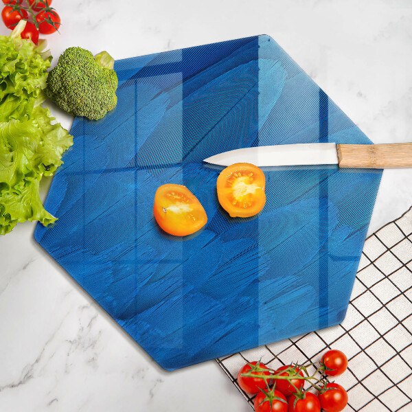 Tábua de corte penas de pássaros